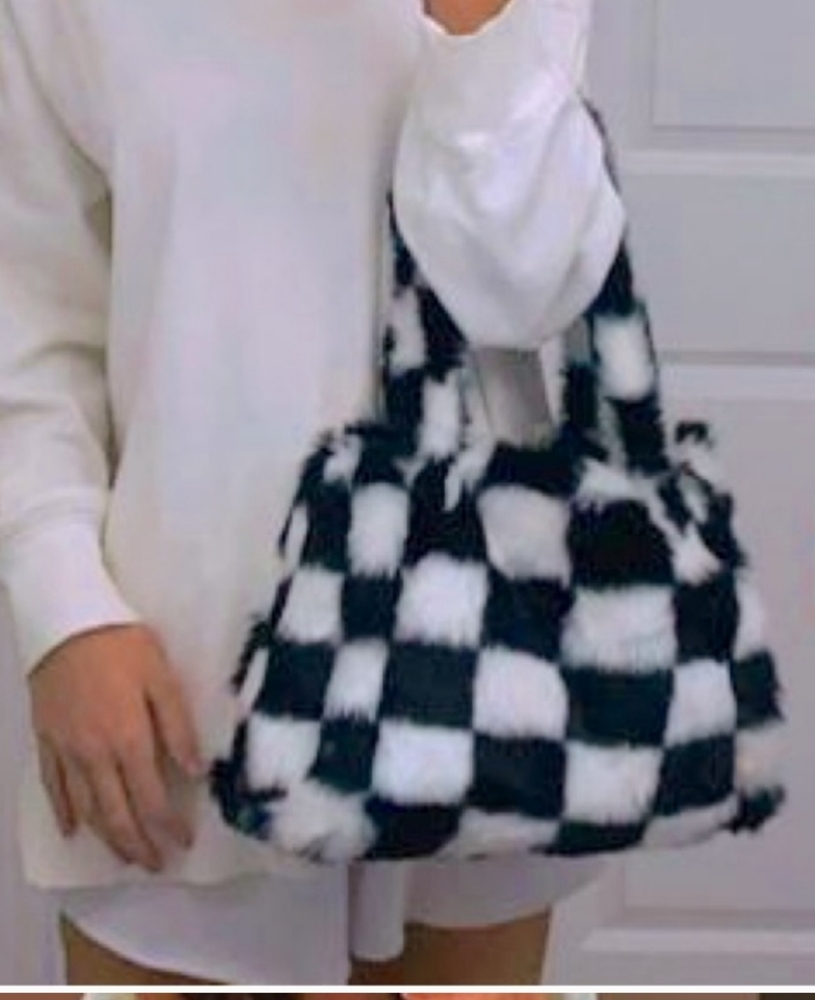 Urban outfitters  new with tags faux fur  chic ladies bag.